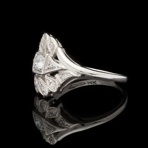 0.35ct tw Vintage Diamond Ring