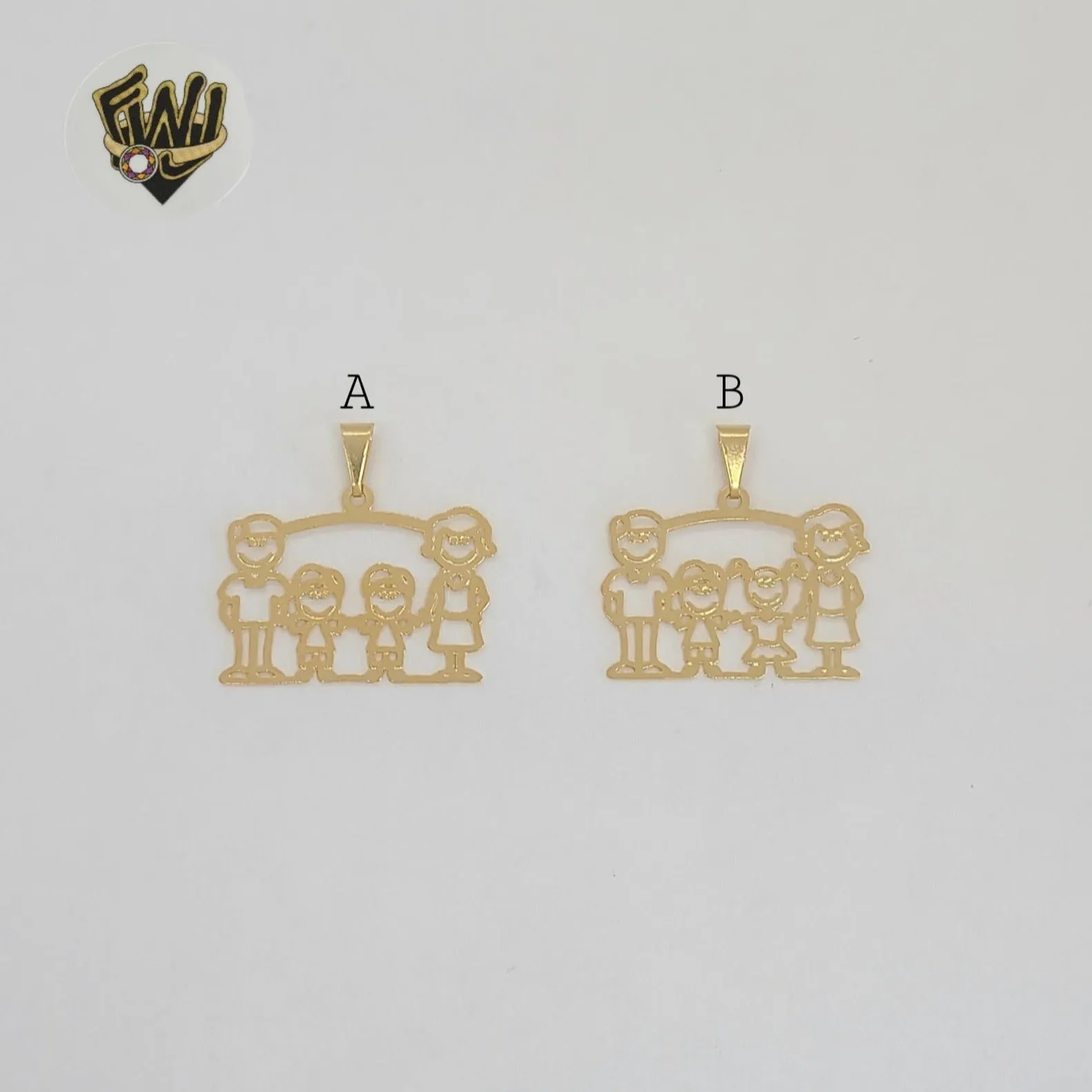 (1-2282-1) Gold Laminate - Family Pendants - BGF