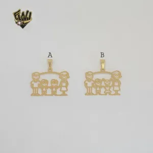 (1-2282-1) Gold Laminate - Family Pendants - BGF