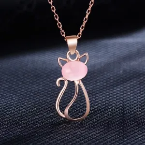 1 Piece 11*28mm Copper Opal Cat Polished Pendant