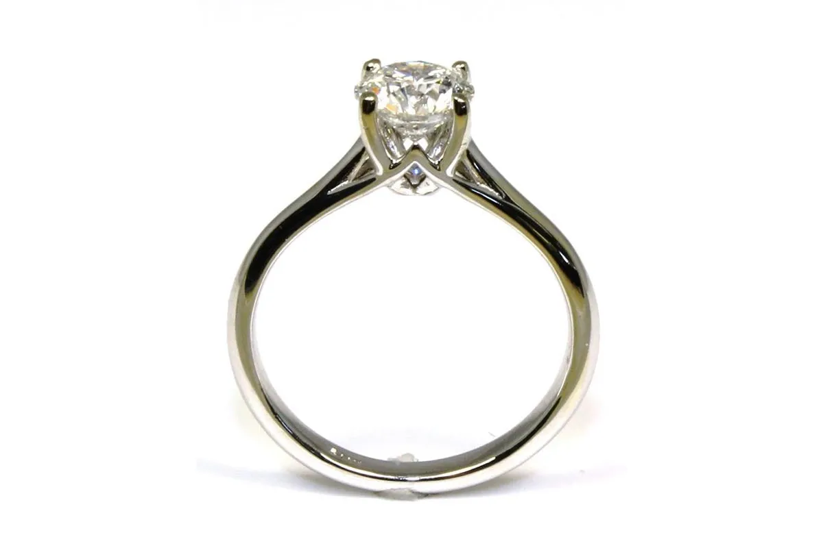 1.01ct Round Diamond Solitaire Ring