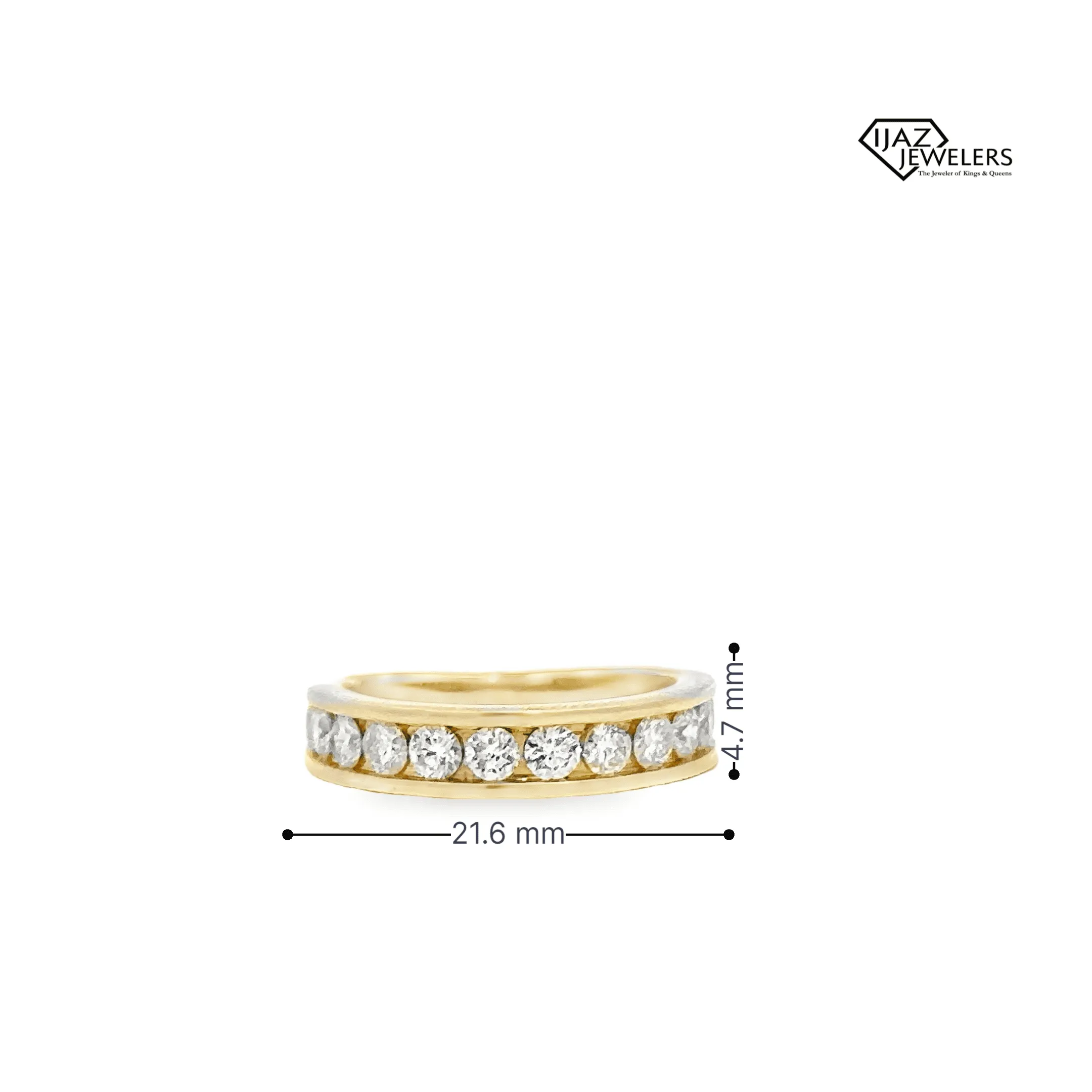 14K Gold 1.00 CTW Diamond Ladies Band