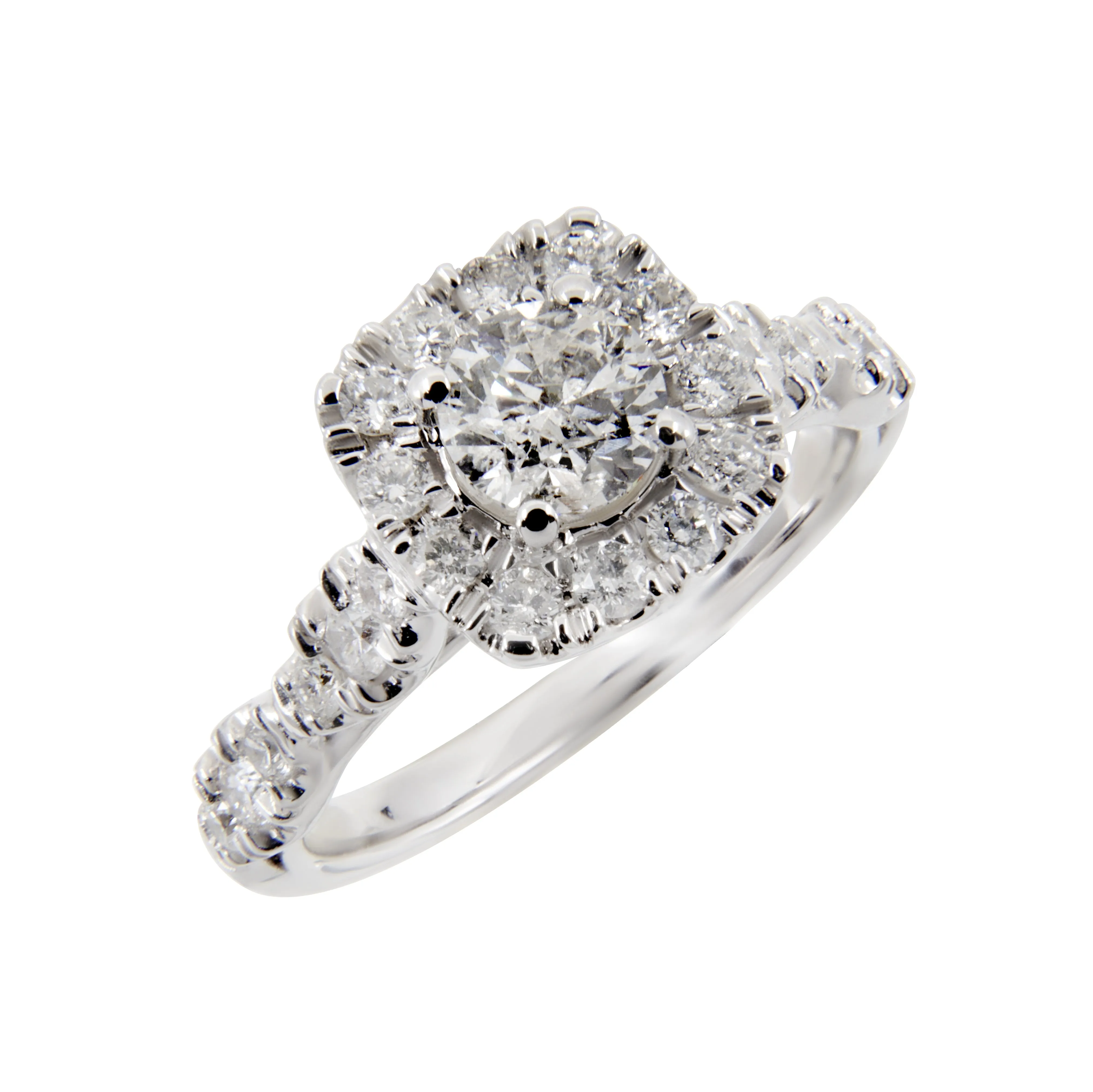 14K White Gold Tdw. 1.00ct Diamond Ring - 20733664