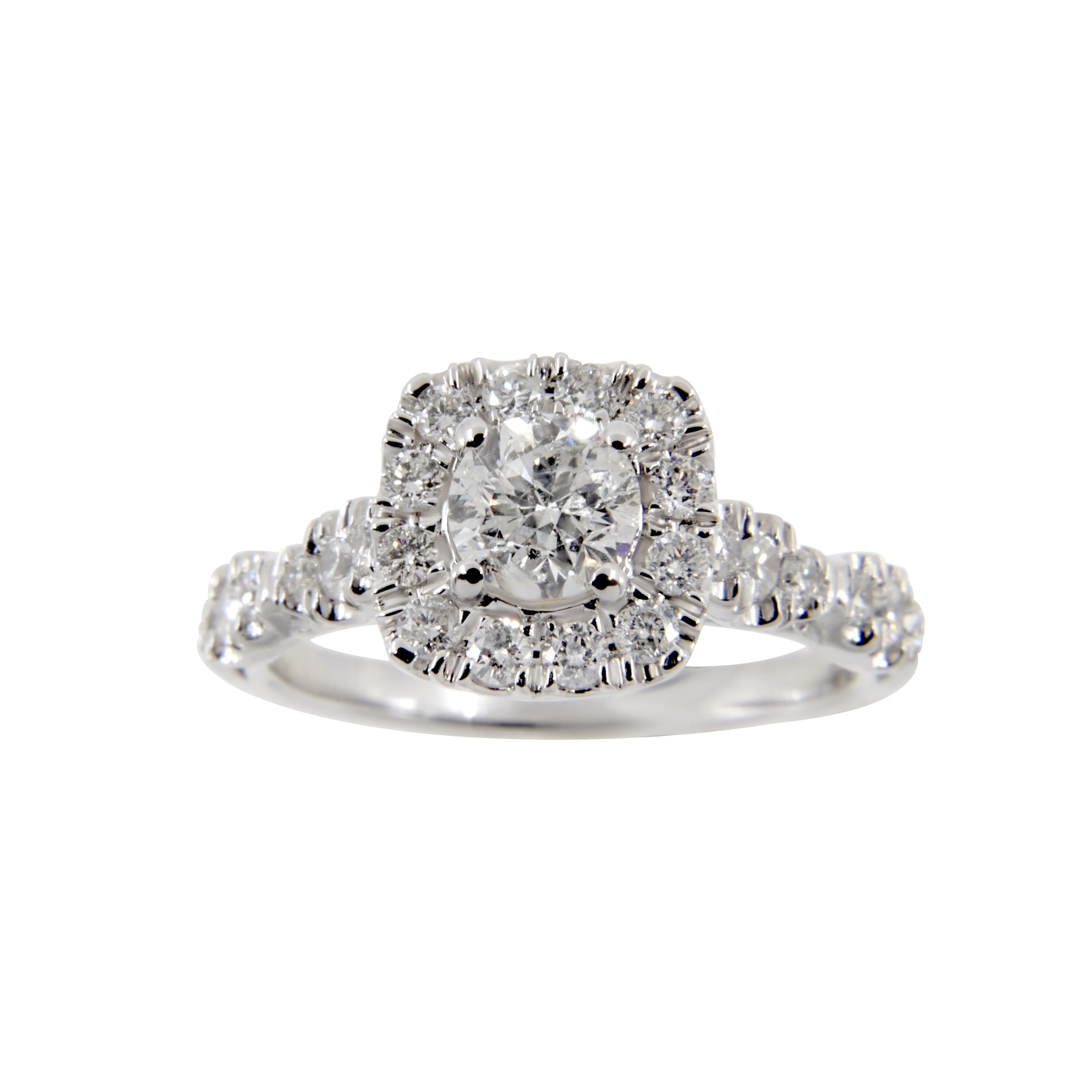 14K White Gold Tdw. 1.00ct Diamond Ring - 20733664