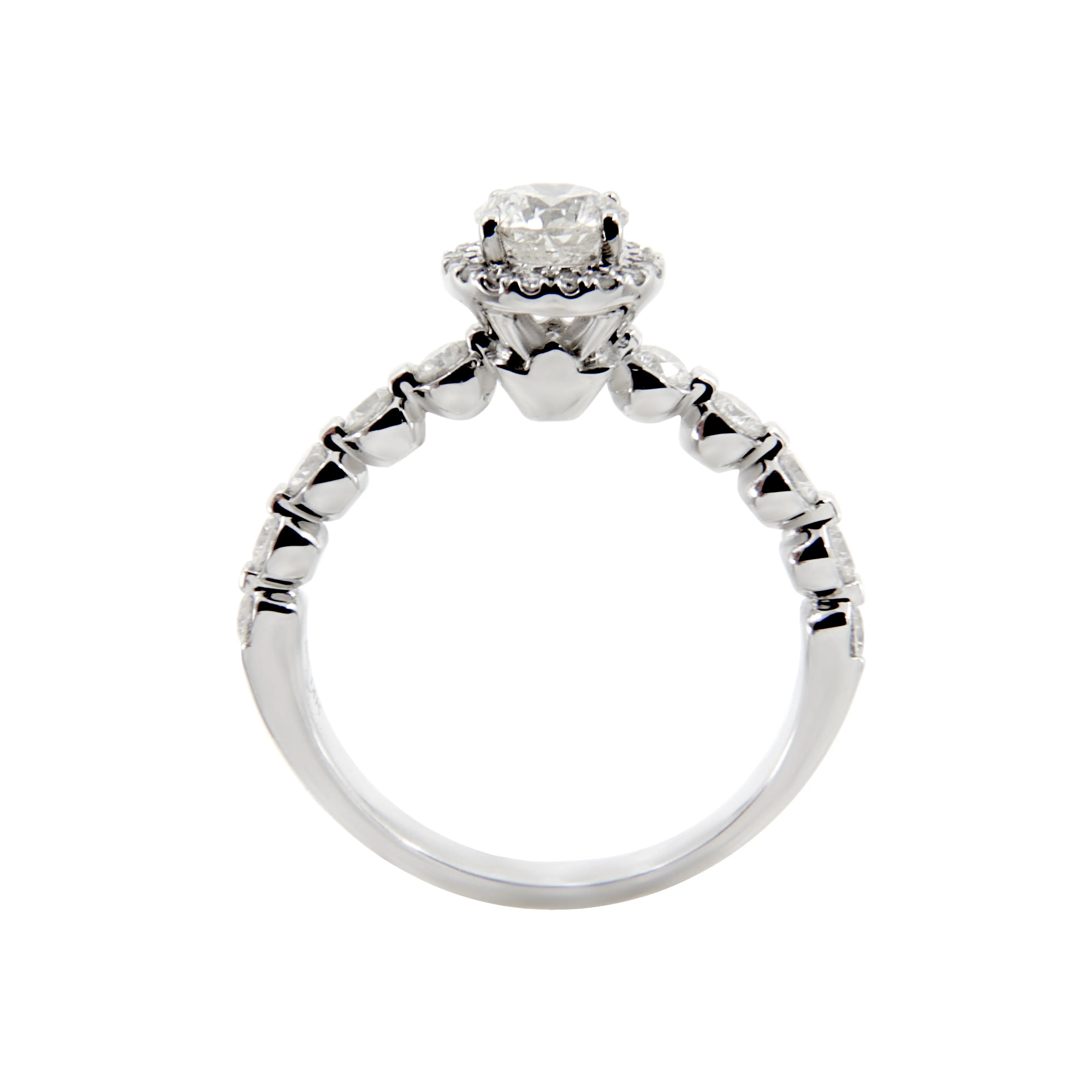 14K White Gold Tdw. 1.00ct Diamond Ring - 20733674