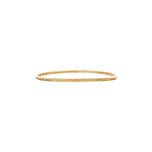 18 Karat Yellow Gold Yellow Diamonds Bangle