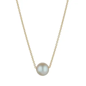 9kt Gold Freshwater Pearl Pendant Necklace