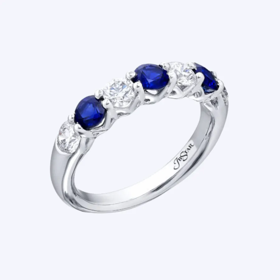 Alexandria Sapphire & Diamond Ring