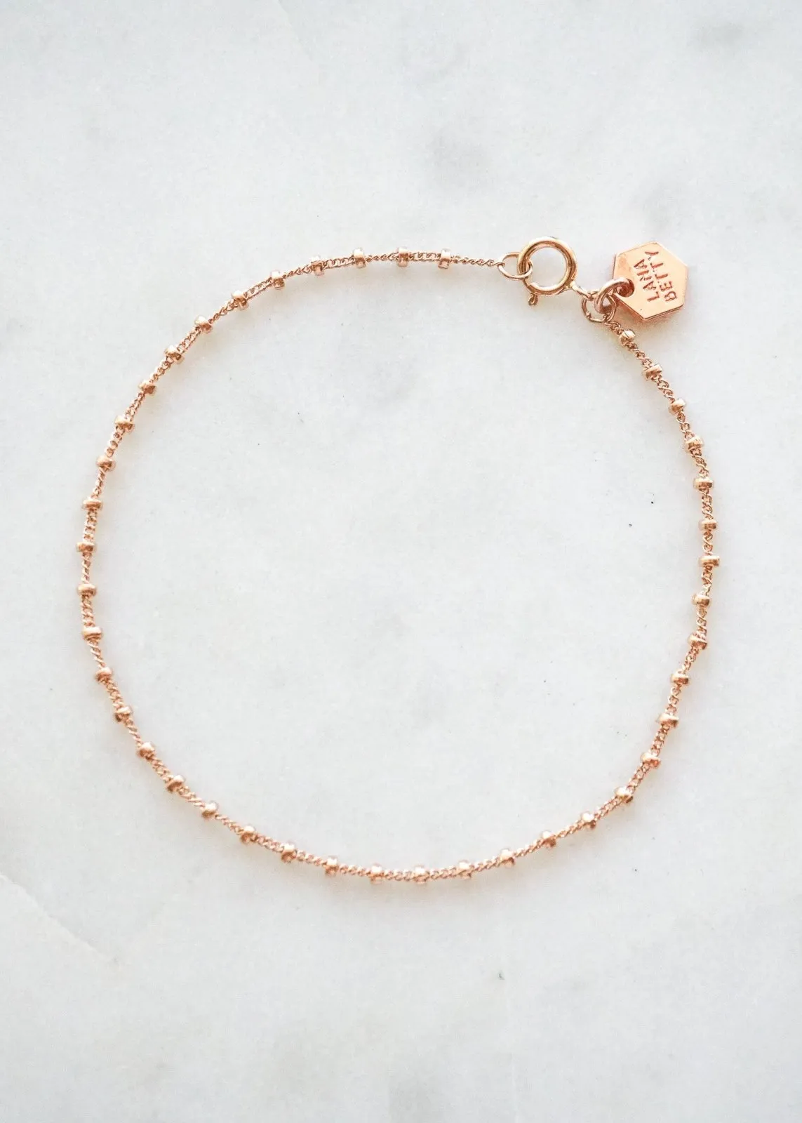 Asteroid Chain Bracelet - Rose Gold Filled