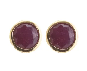 Aura Ruby Earrings