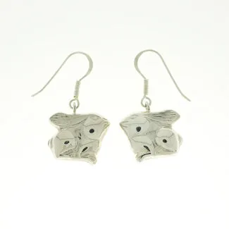 Be My Bunny Sterling Silver Earrings