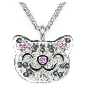 Big Bang Theory Soft Kitty Crystal Ring Necklace