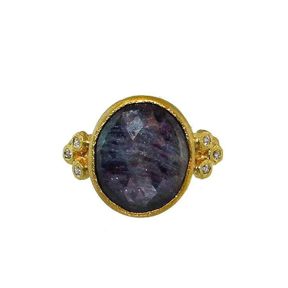 Blue Sapphire Ring 18k Gold