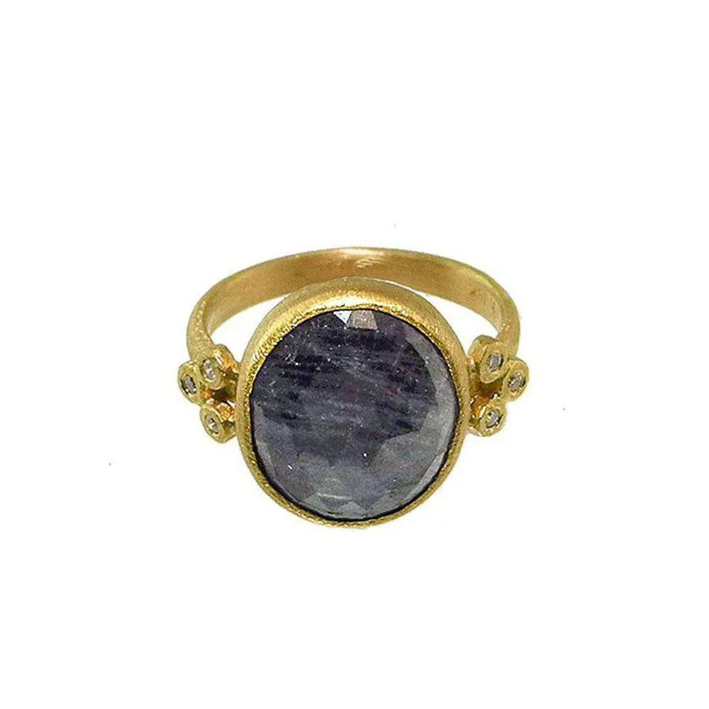 Blue Sapphire Ring 18k Gold