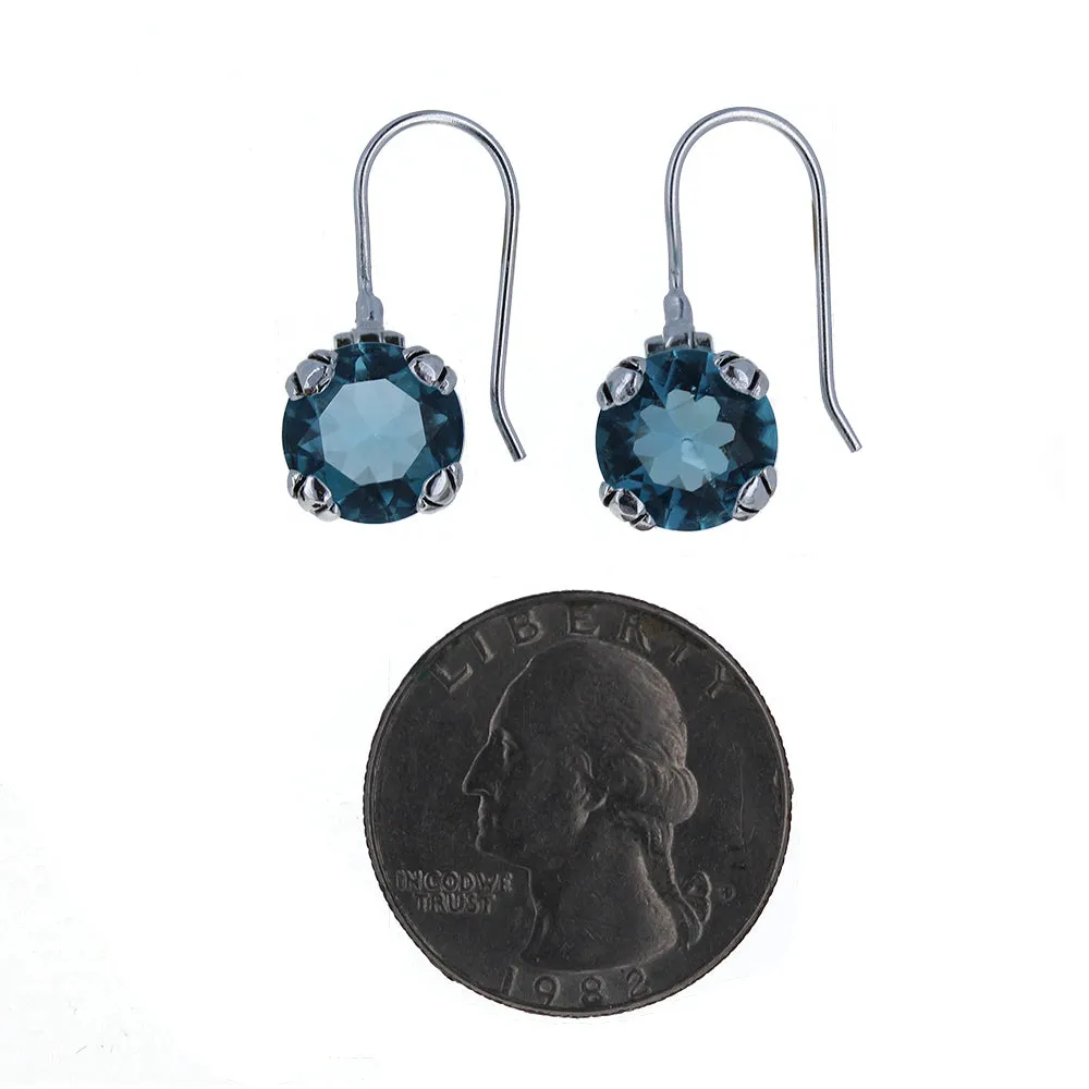 Blue Victorian CZ Dangles