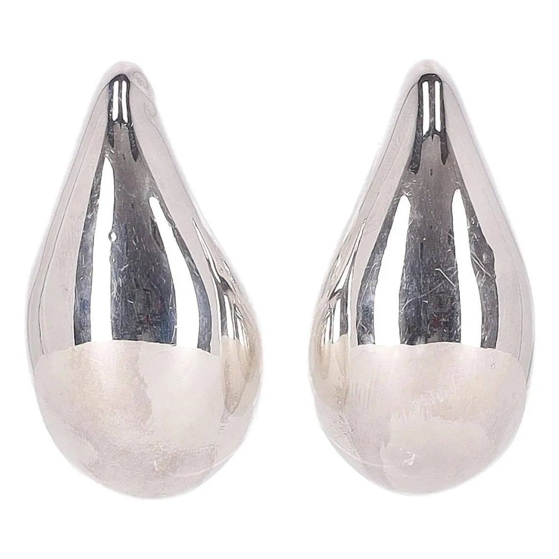 Bottega Veneta Sterling Silver Drop Earrings