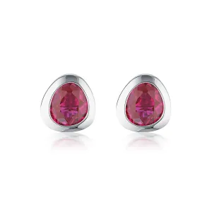 CELEBRATION STUDS - RUBY RED CORUNDUM