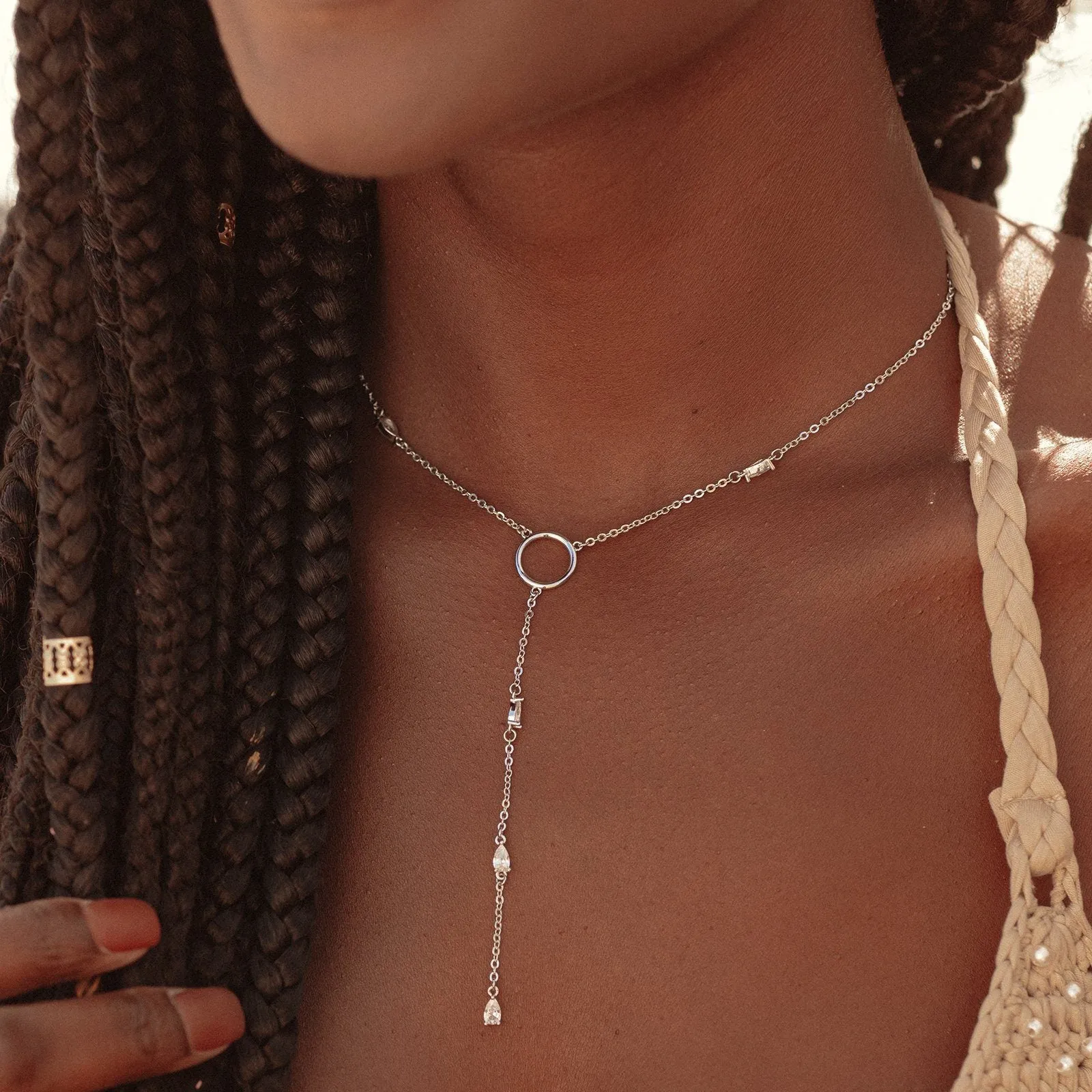 Crystal Lariat Choker