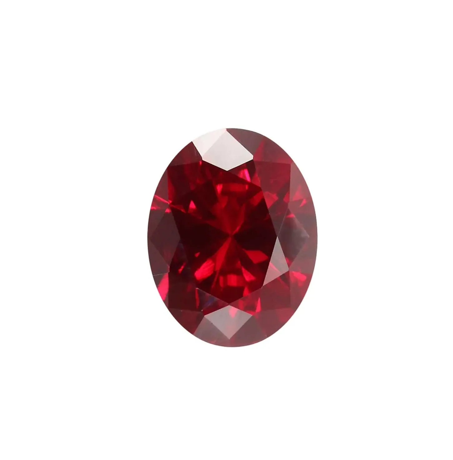 Dark Red Ruby #8 (Lab Grown) - OVAL