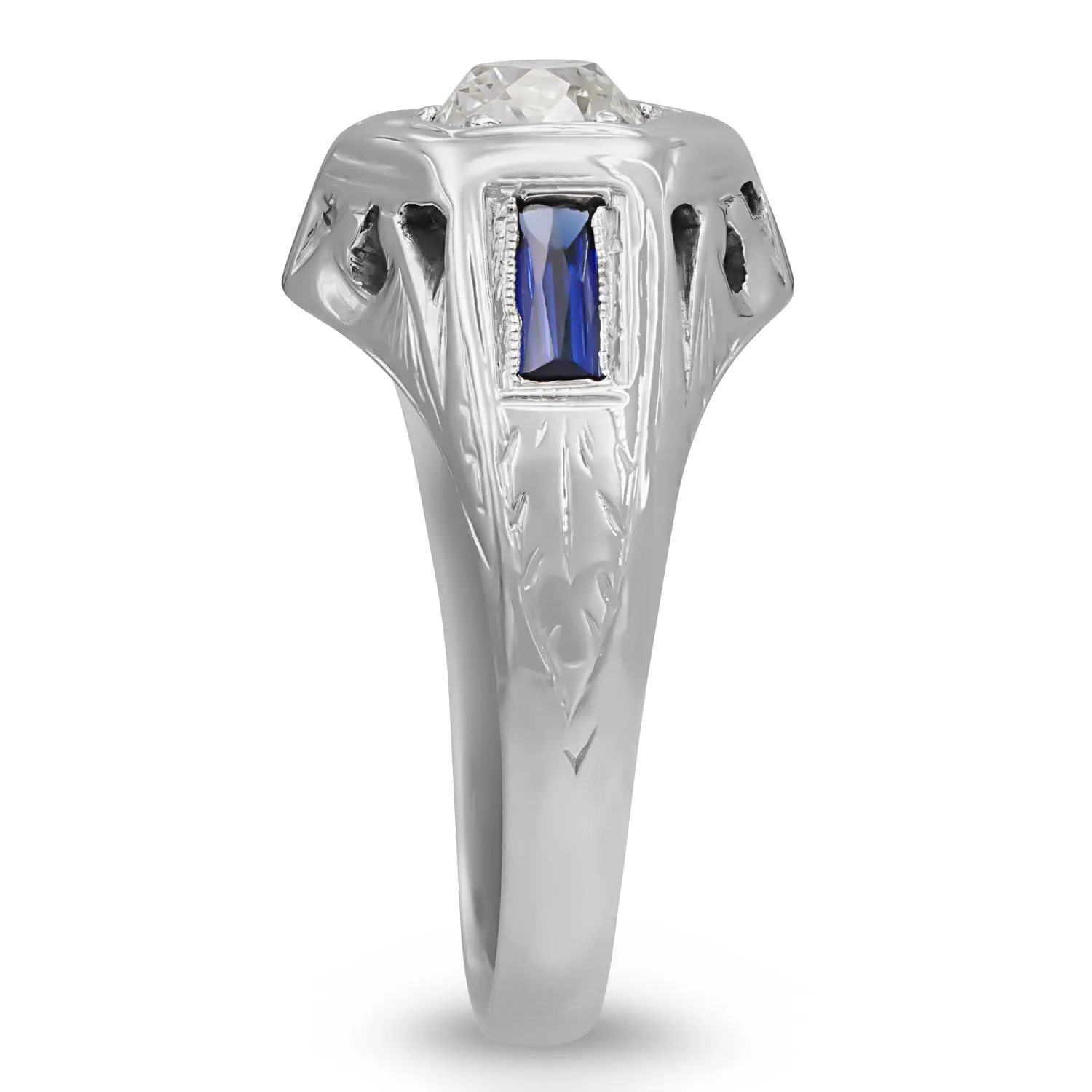 Diamond and Sapphire Ring