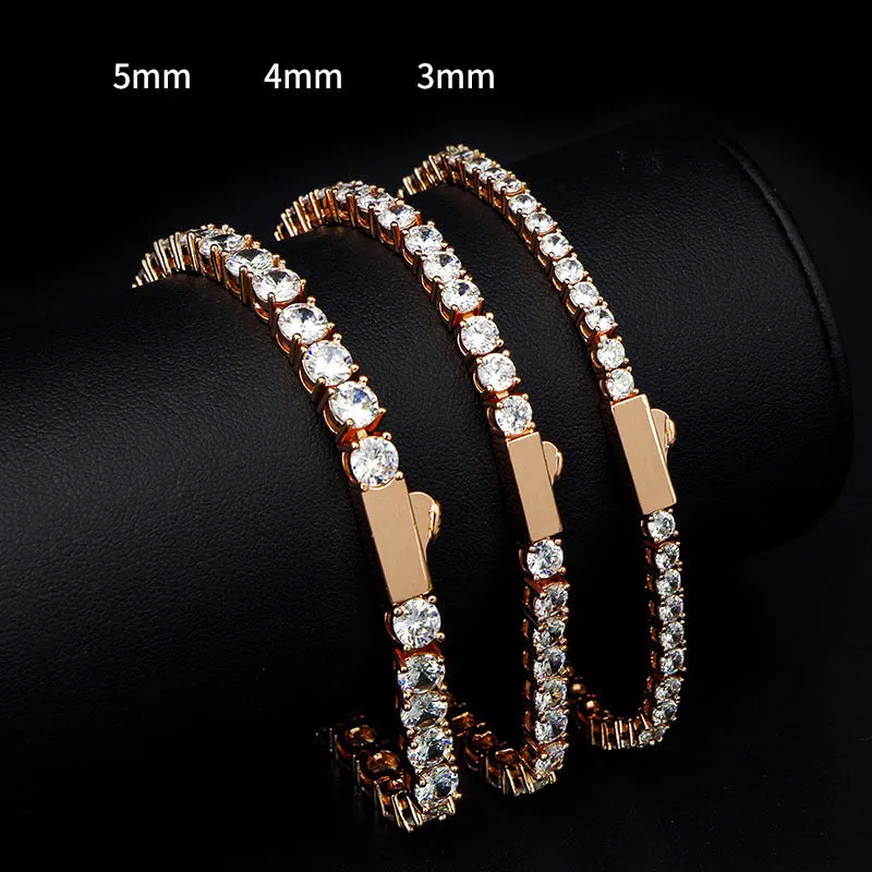 Diamond Crystals Tennis Bracelet for Women Charms Gifts for Mom