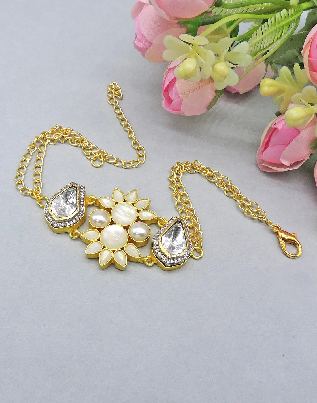 Double Flower Necklace