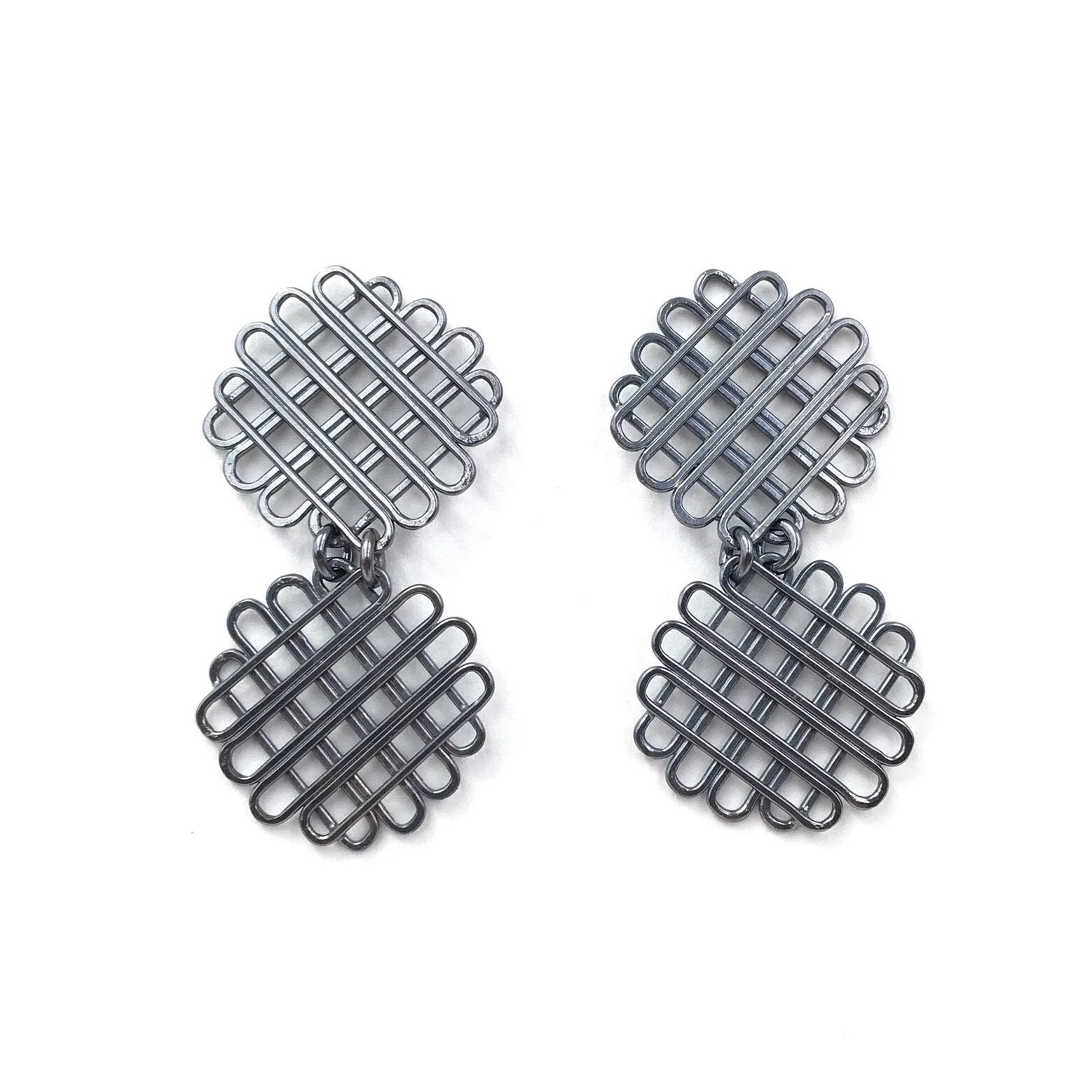 Double Rosette Earrings