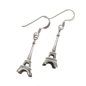 Eiffel Tower Sterling Silver Earrings