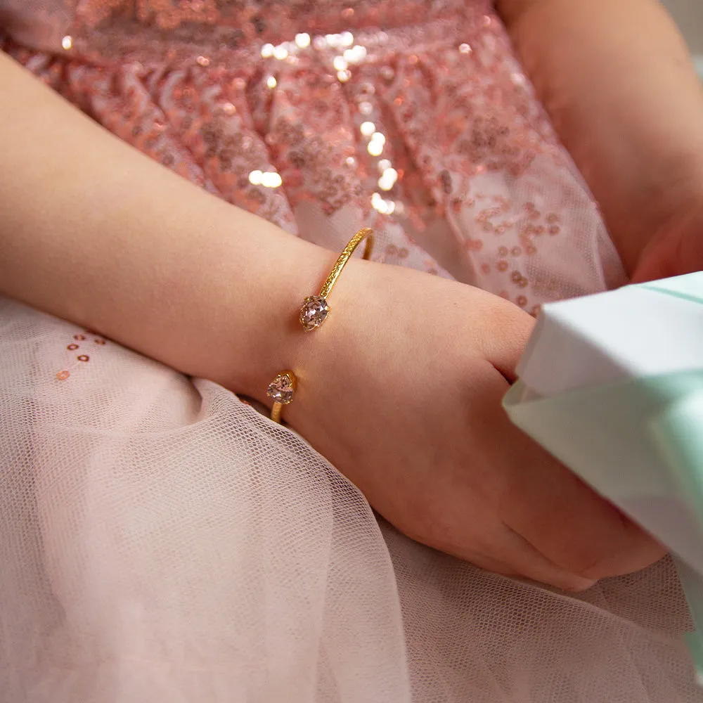 Flower Girl Bracelet / Vintage Rose (children size)