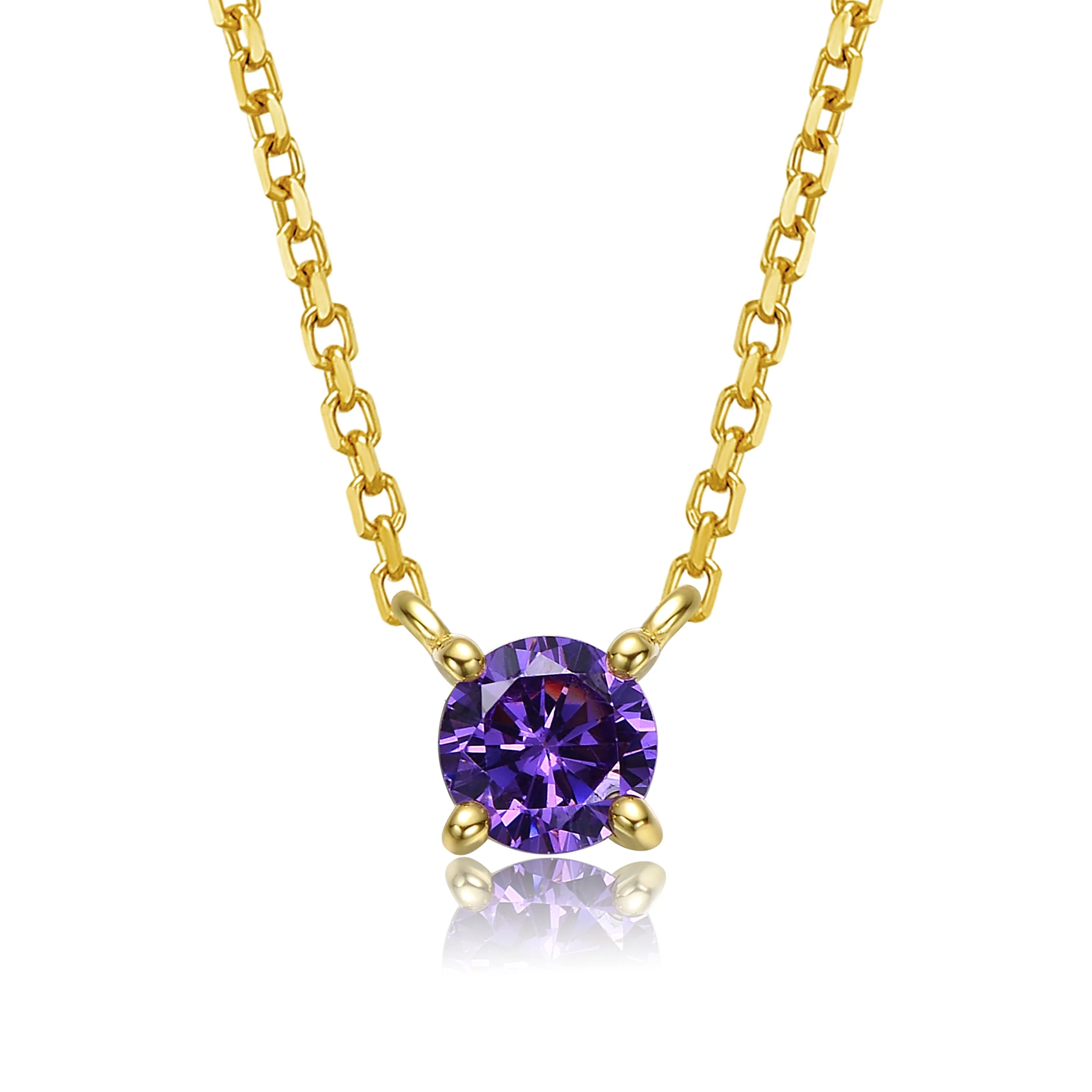 Gabrielle Kids Birthstone Solitaire Necklace