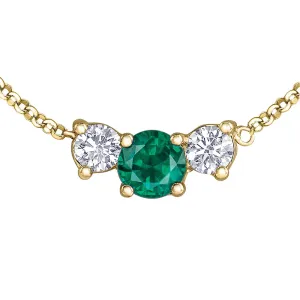 Gemstone and Canadian Diamond Necklace