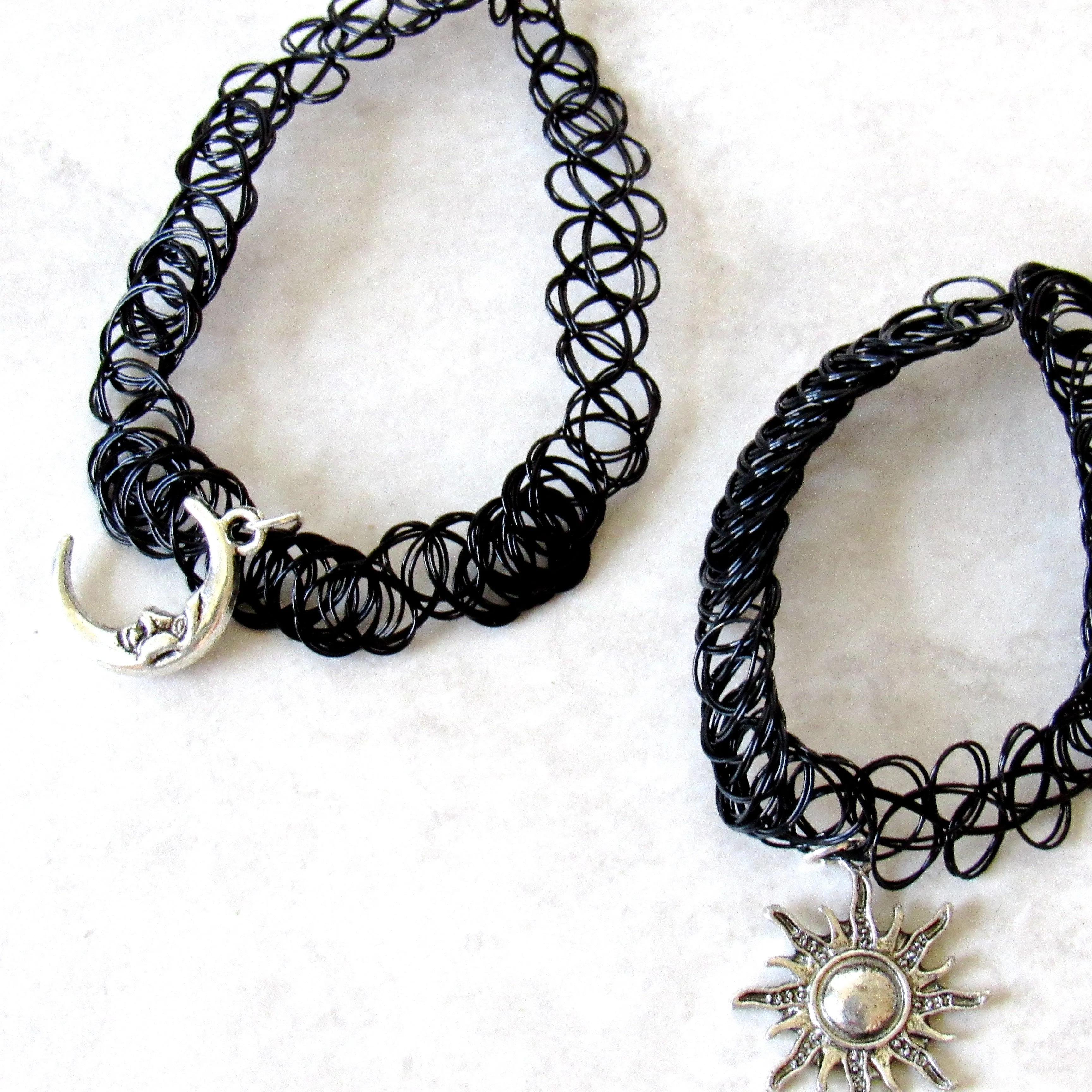 Glistening Sun Tattoo Choker