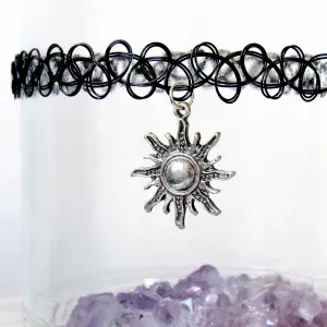 Glistening Sun Tattoo Choker