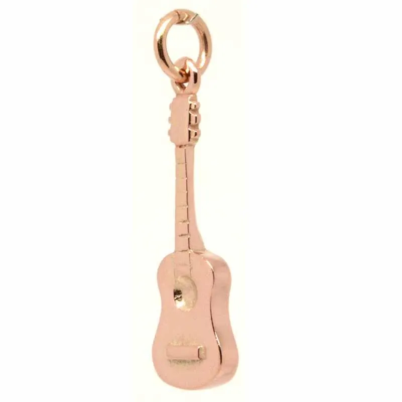 Gold Acoustic guitar charm