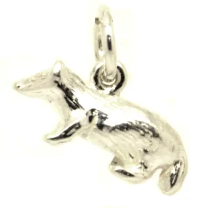 Gold Badger Charm