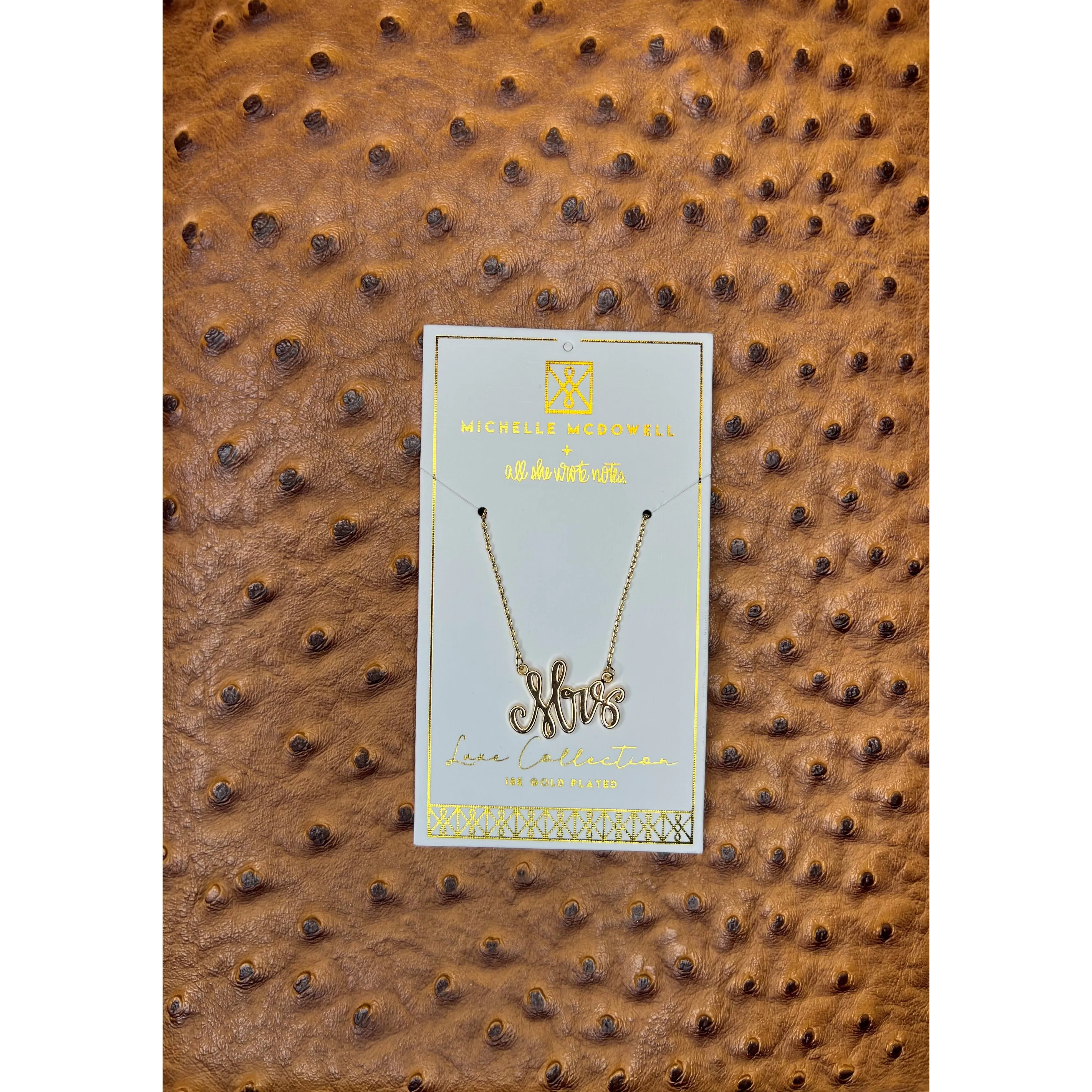 Gold Luxe Word Necklaces