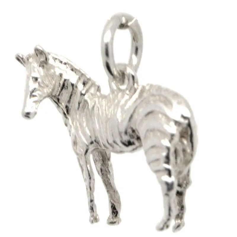 Gold Zebra Charm