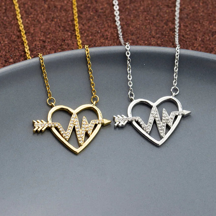 Heartbeat Pendant Necklace