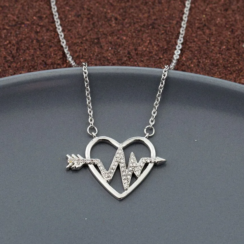 Heartbeat Pendant Necklace