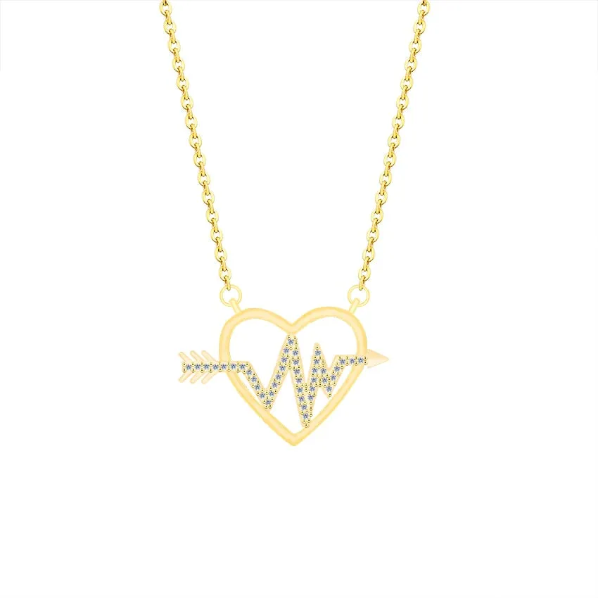 Heartbeat Pendant Necklace