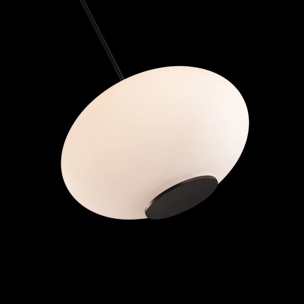 Illusion 22 in. LED Pendant Light 2700K Black finish