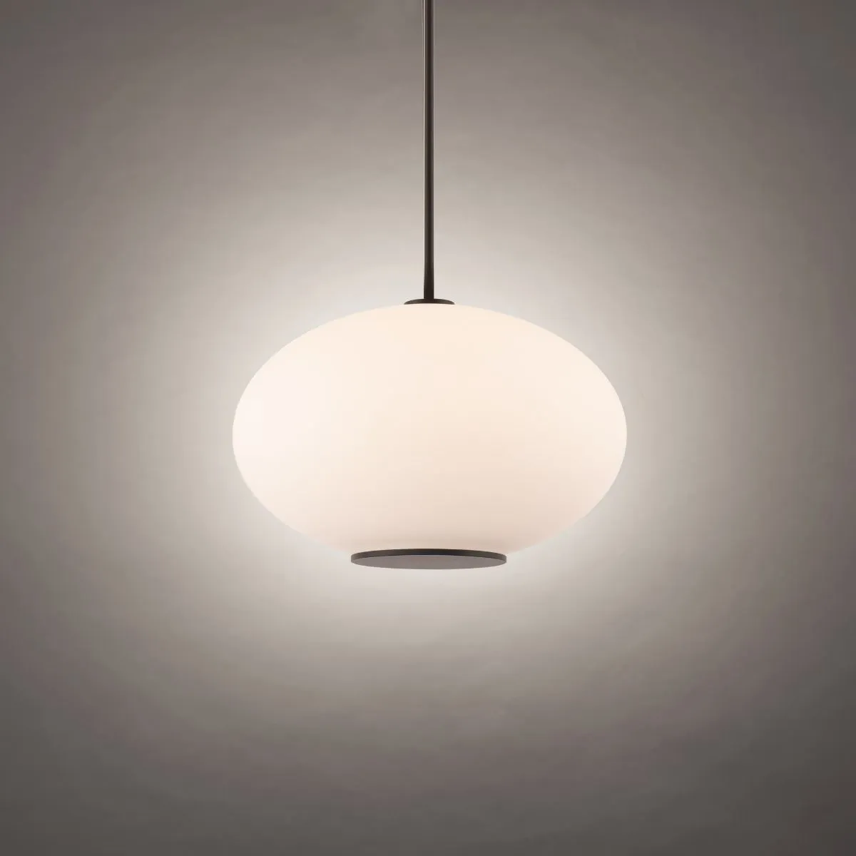 Illusion 22 in. LED Pendant Light 2700K Black finish