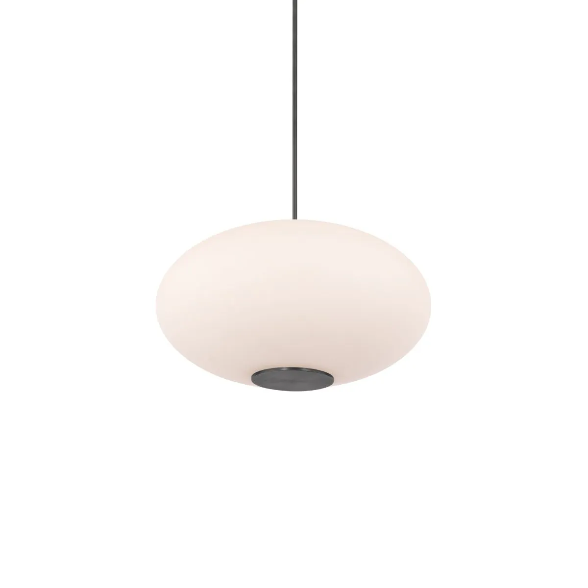 Illusion 22 in. LED Pendant Light 2700K Black finish