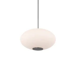 Illusion 22 in. LED Pendant Light 2700K Black finish