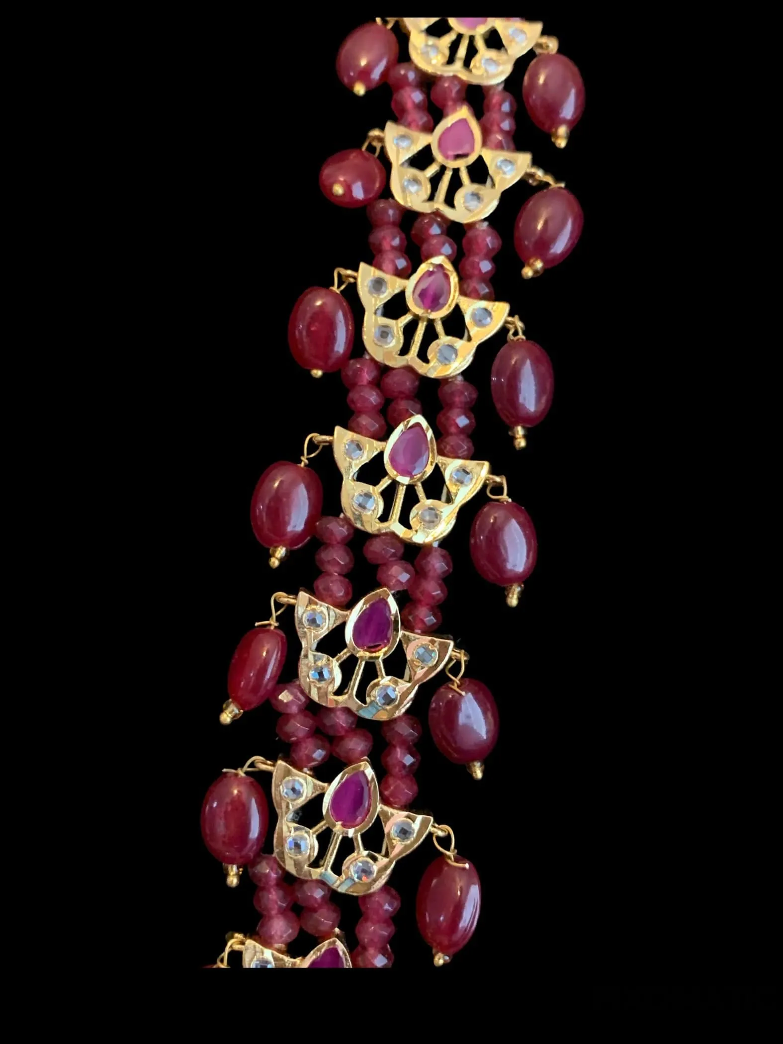 Kashf hyderabadi Rani haar in rubies  ( SHIPS IN 3 WEEKS )