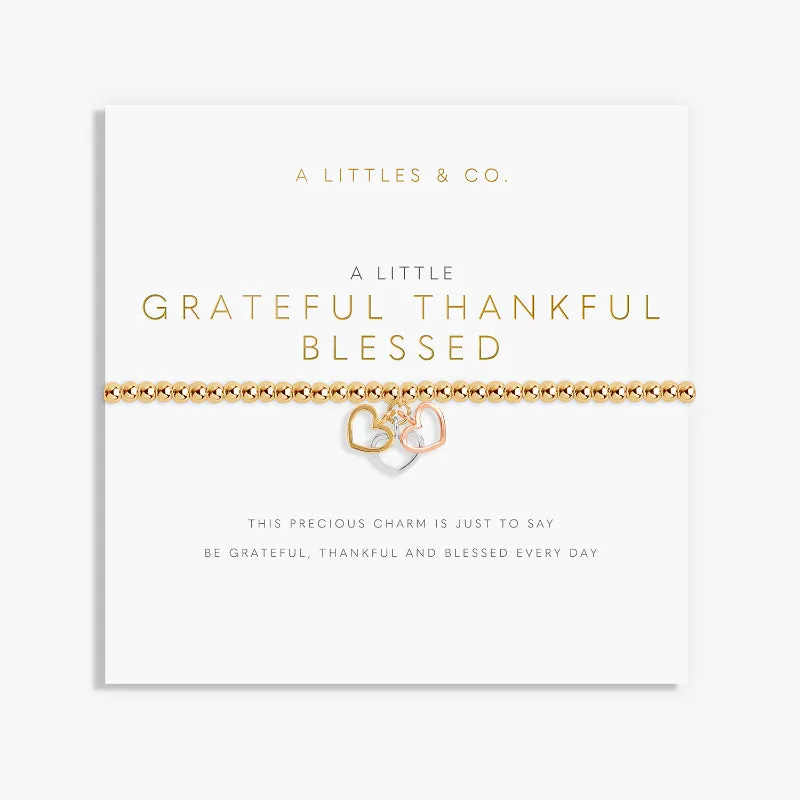 KATIE LOXTON GRATEFUL THANKFUL BLESSED BRACELET