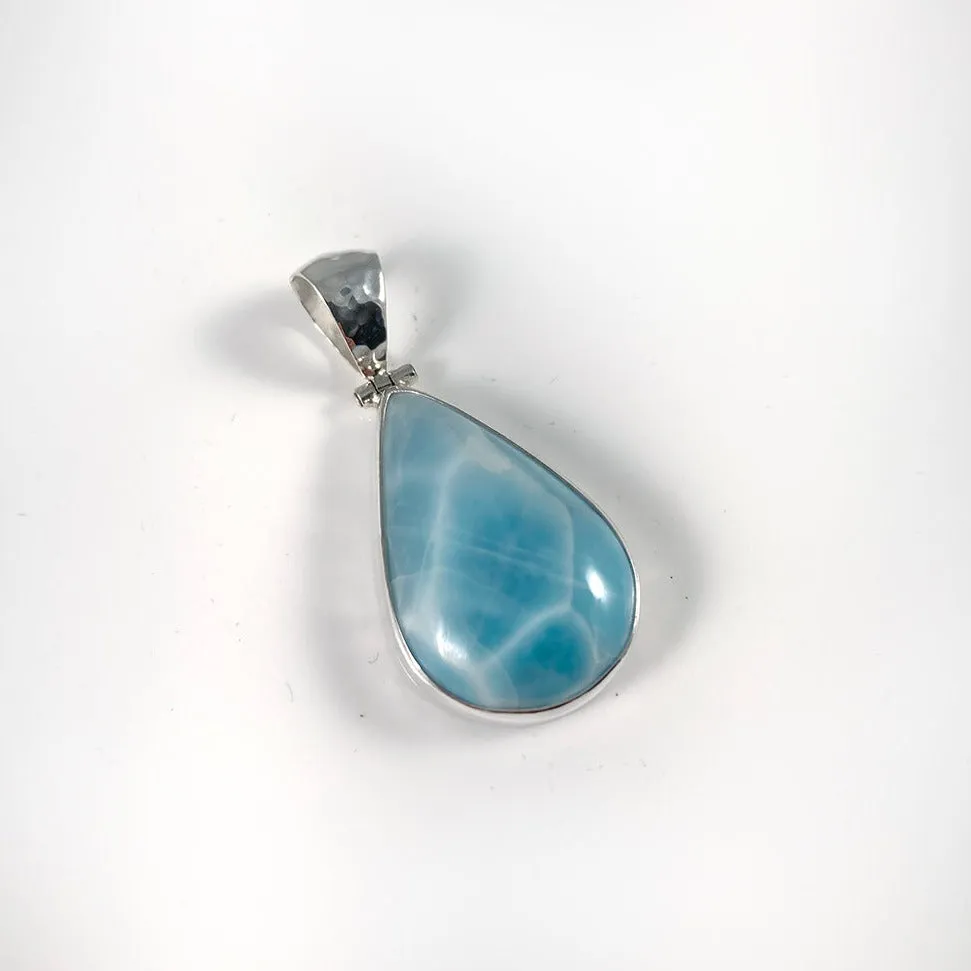 Larimar & Sterling Silver Pendant