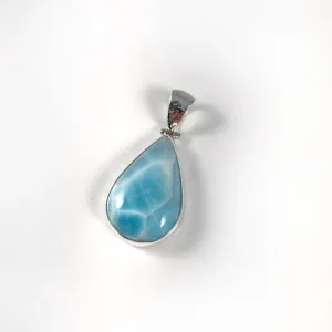 Larimar & Sterling Silver Pendant