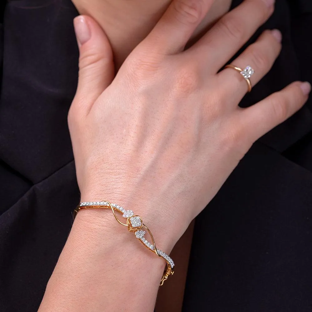 Lavinia Silver Oval Bracelet | 22KT Gold Vermeil