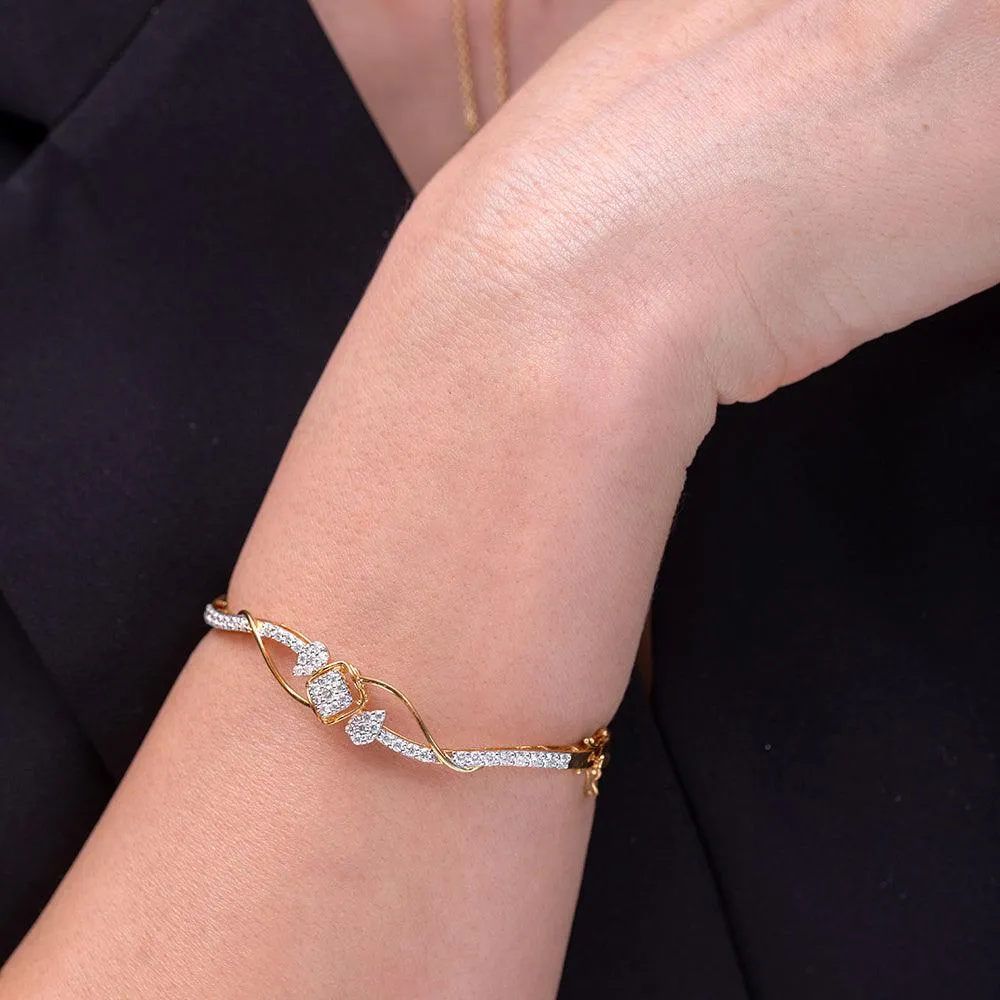 Lavinia Silver Oval Bracelet | 22KT Gold Vermeil